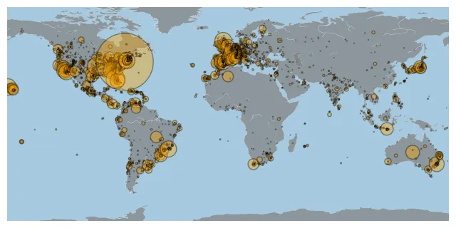 Bubble map with Python and Basemap: Custom bubble style
