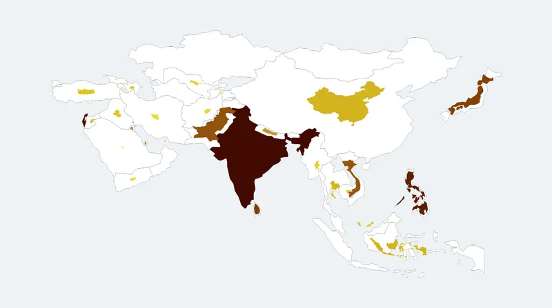 Non contiguous cartogram in Python: Custom colors