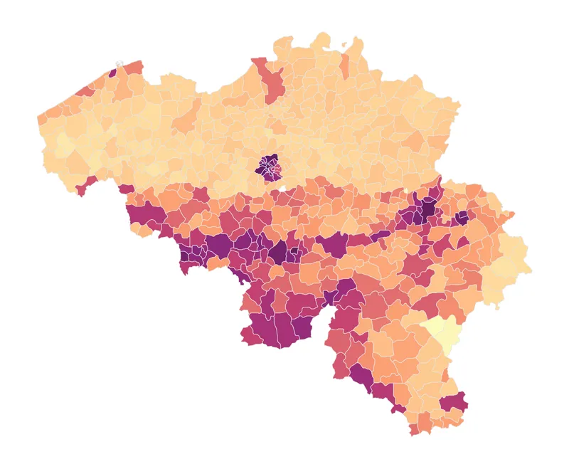 Combine choropleth map and barplot in Python: Basic choropleth map
