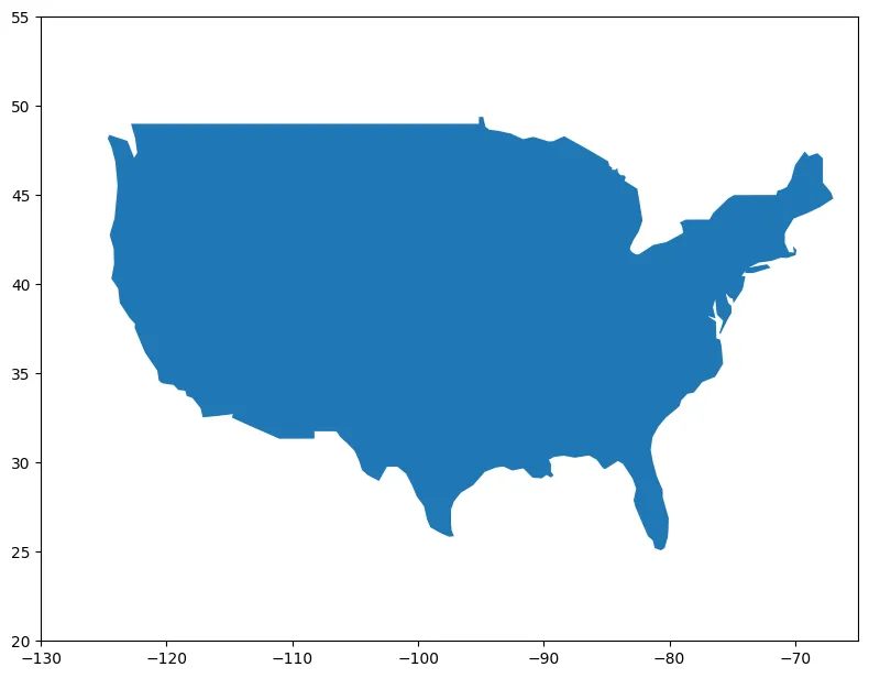 Map with scatter plot on top: Custom the axis