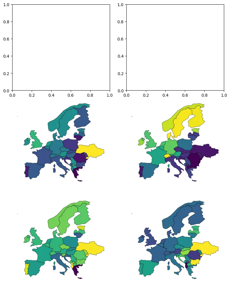 Multiple choropleth maps: Initiate the maps