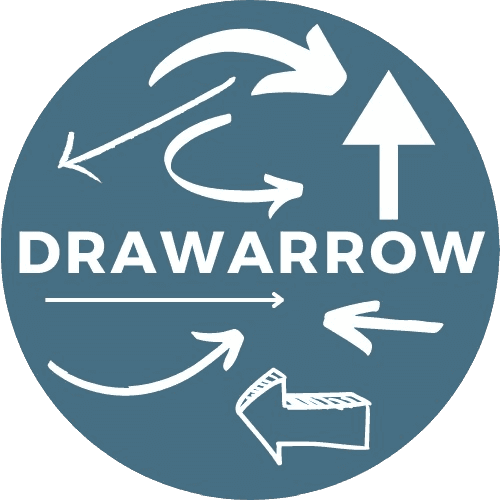 logo of a chart:drawarrow