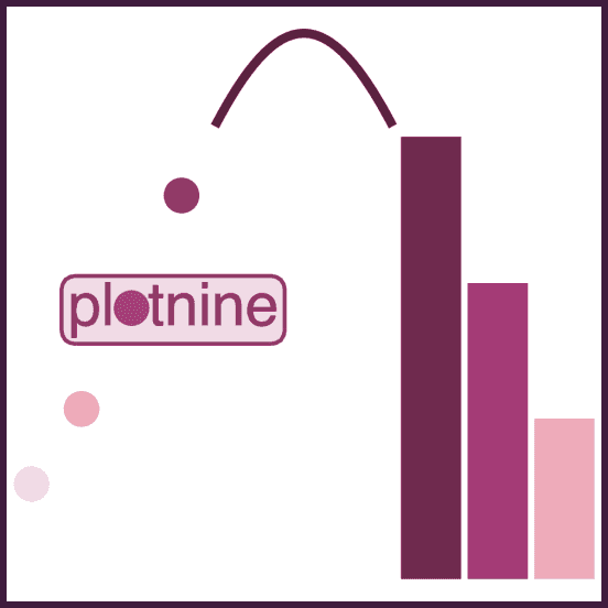 logo of a chart:plotnine