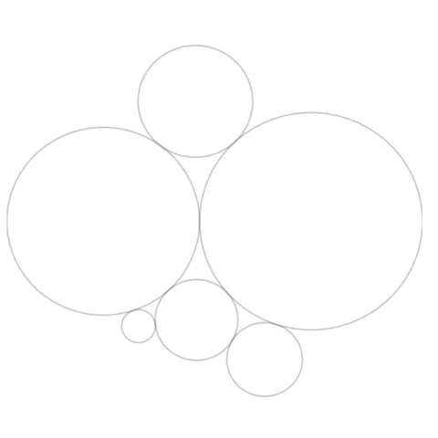 Most basic circle packing
