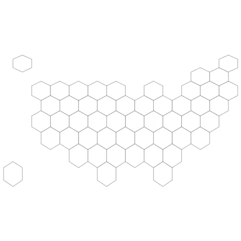 Most basic hexbin map from geoJson with python.