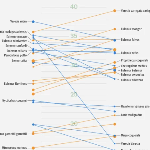 Parallel chart made with Python