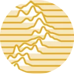 logo of a chart:Joyplot